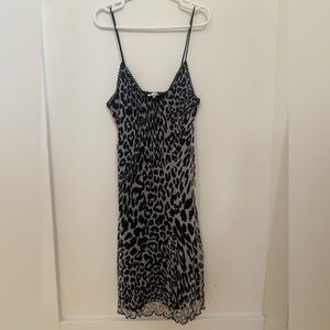 Leopard print Garage mini dress - size XS